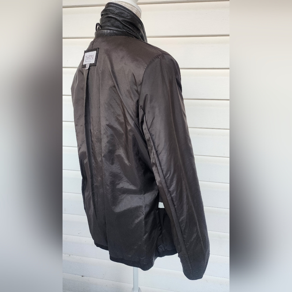 Wilsons Leather MAXIMA Black Leather Jacket!!! Y2K!! - Picture 11 of 14